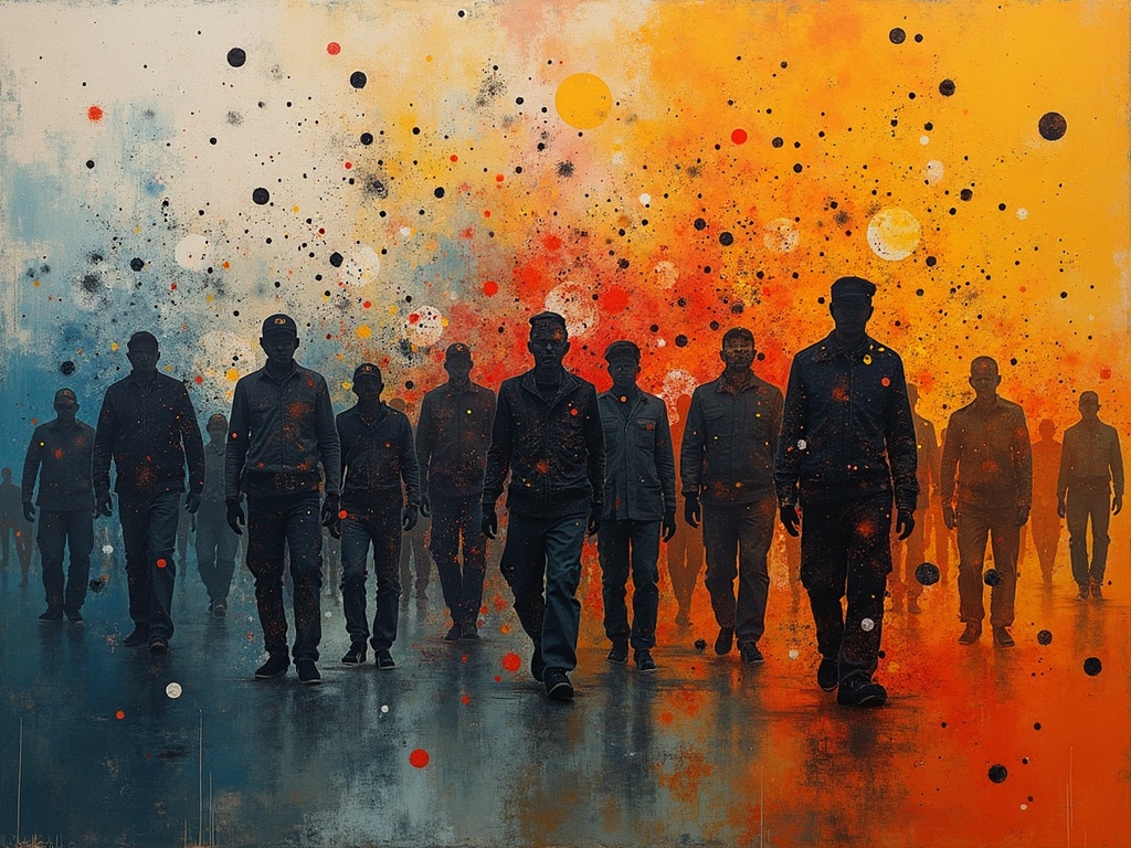 Obra #0007 inspirada en Hannah Arendt