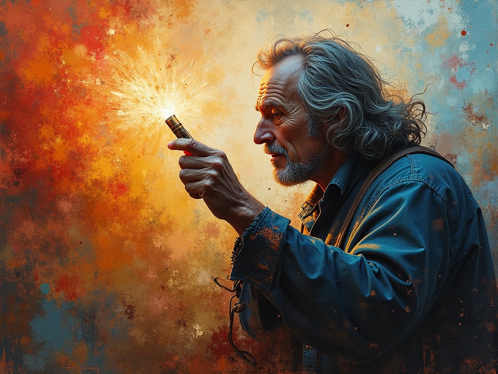 Obra #0010 inspirada en Locke