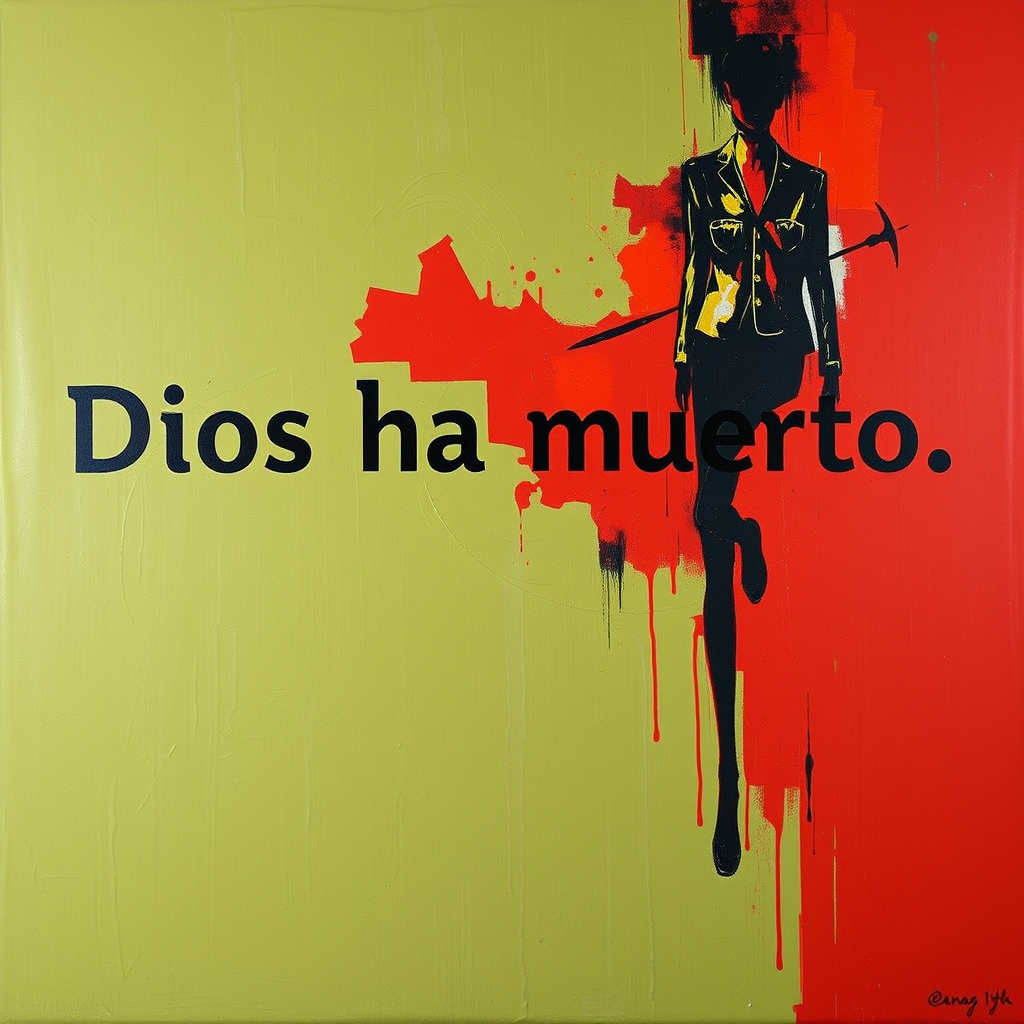 Obra #0021 inspirada en Friedrich Nietzsche