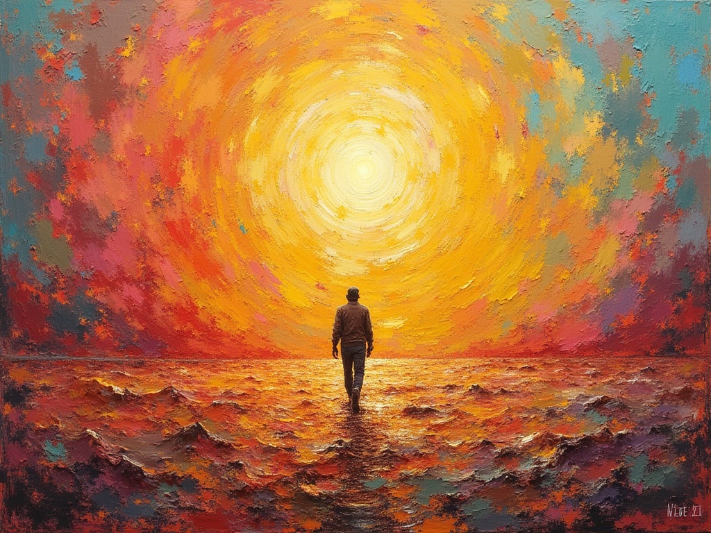 Obra #0052 inspirada en Epicuro