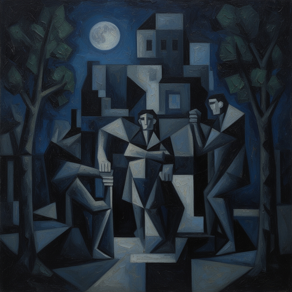 Obra #0090 inspirada en Jean-Jacques Rousseau
