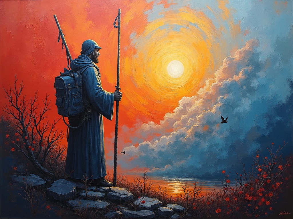 Obra #0145 inspirada en Epicuro
