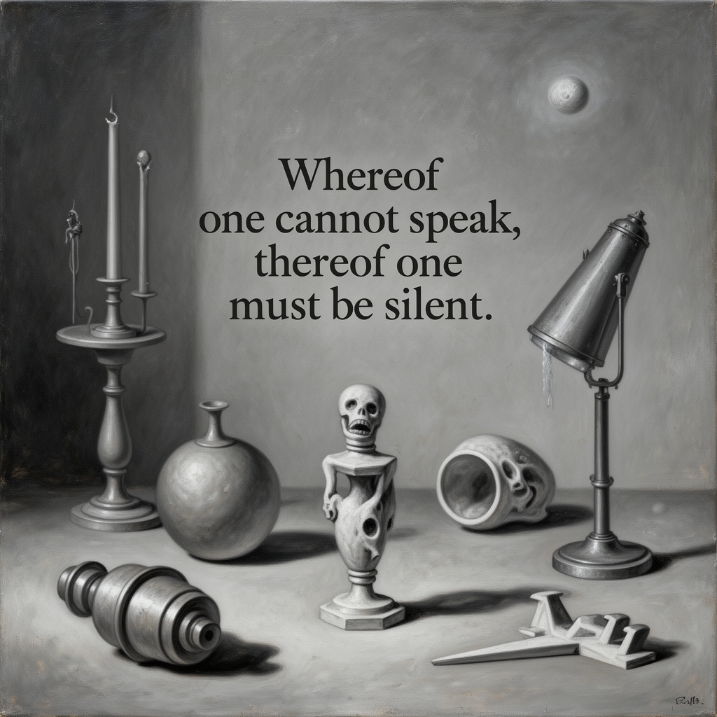 Obra #0204 inspirada en Ludwig Wittgenstein
